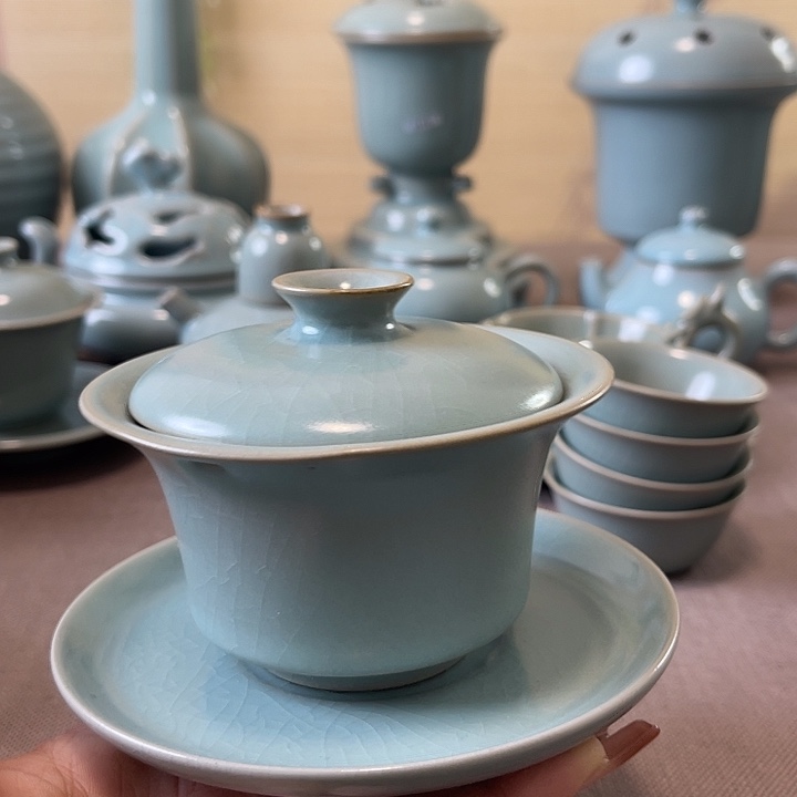 瓷片三才马蹄一一一一瑕