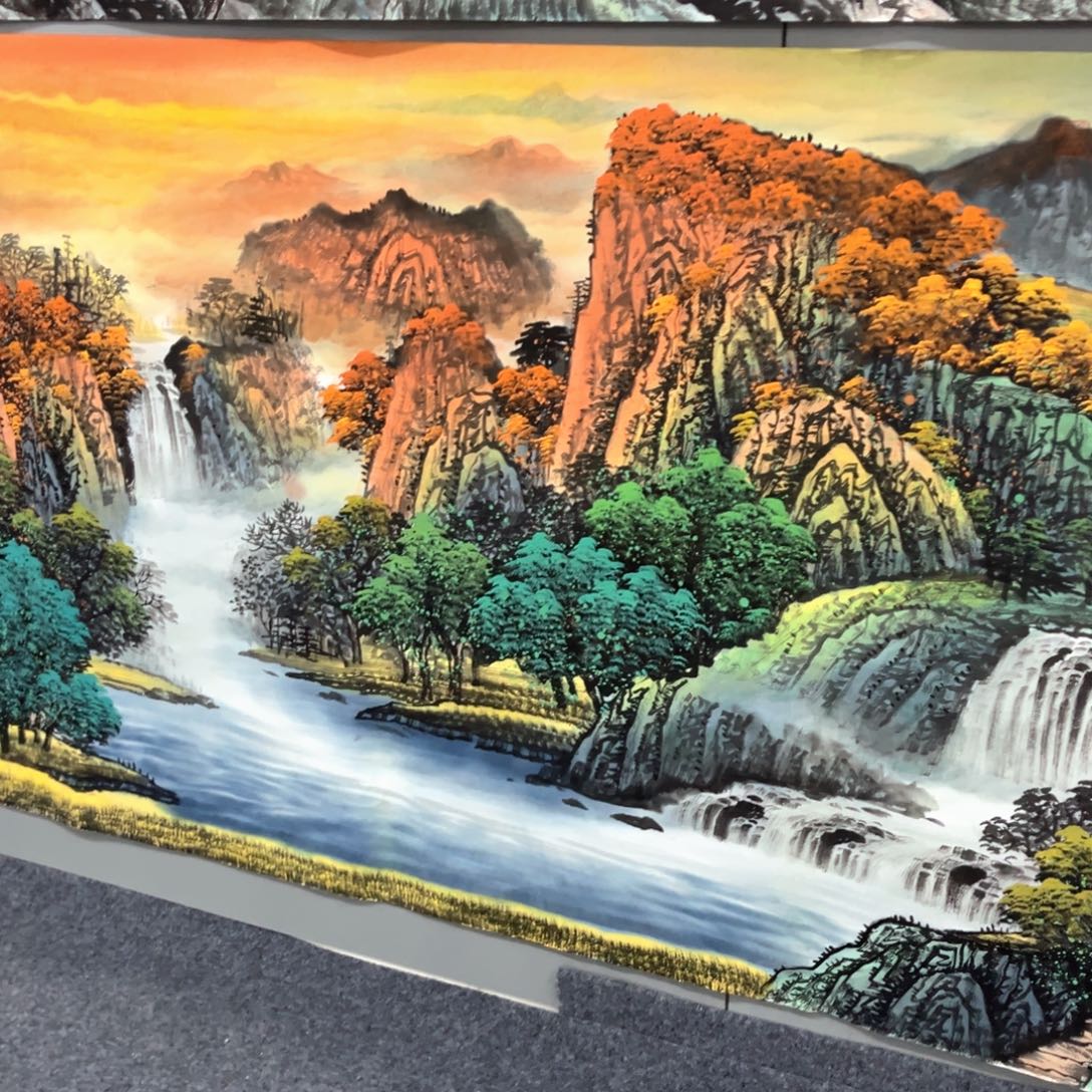 国画国画作品老师手绘