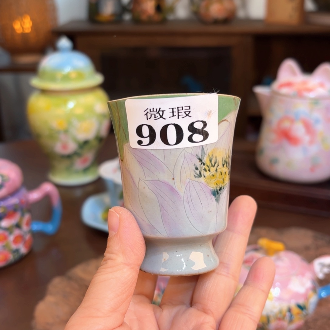 景德镇手绘高温釉下彩陶瓷茶具