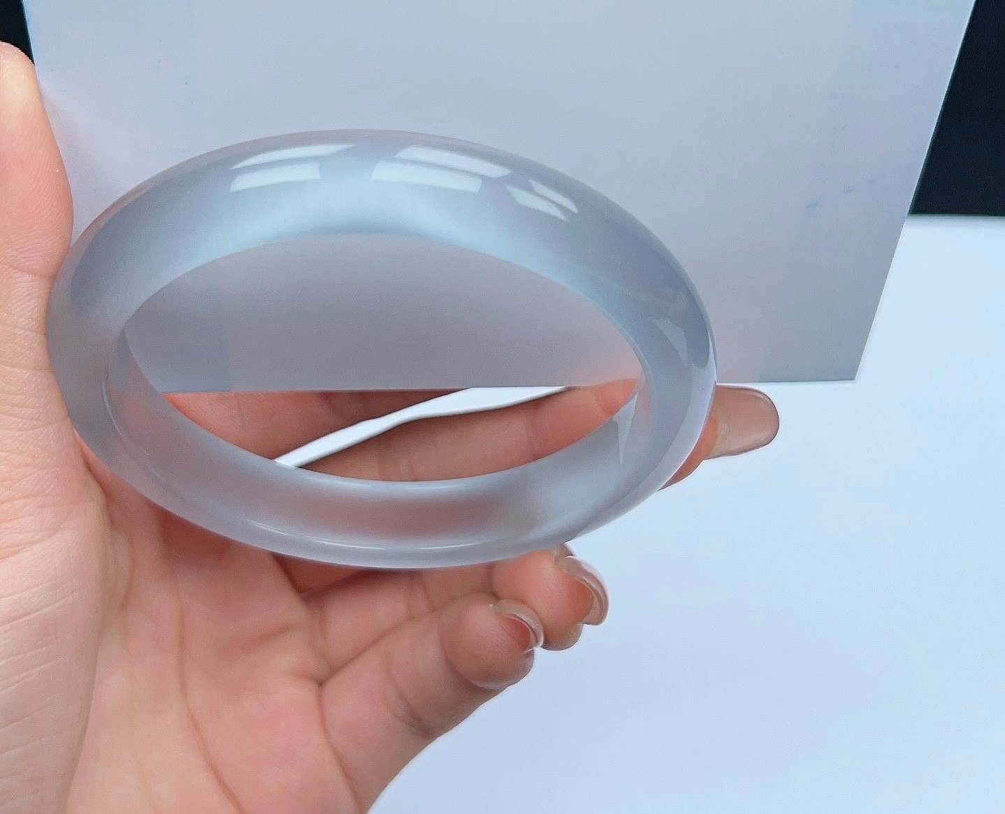   63圈口【冰蓝手镯】正圈款【支持7天无理由退换货】