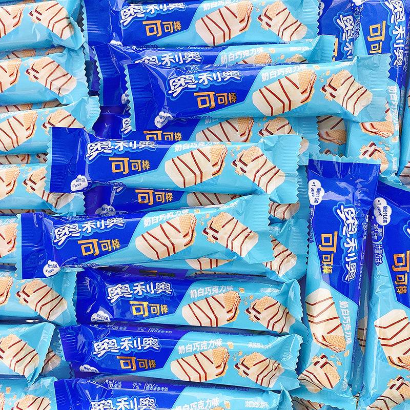 奥利奥可可棒奶白巧克力味好吃零食 1斤/2斤