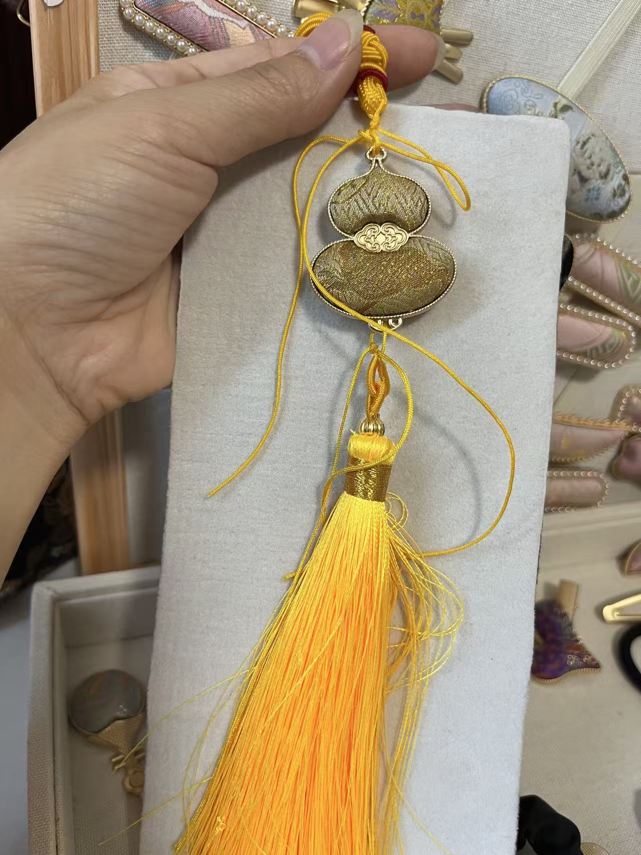 非遗饰品小店宋锦DIY