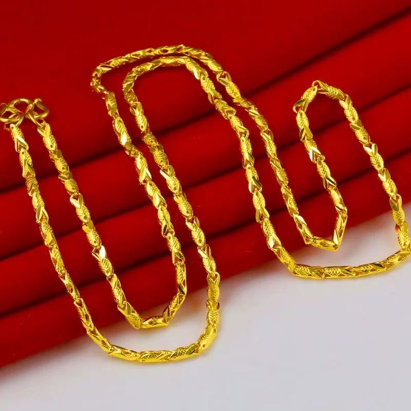 【云总甄选】时尚国潮风选众小鱼项链赠礼盒【SCX02】