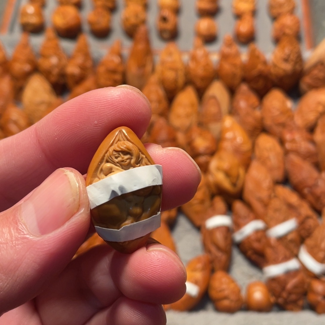 橄榄核手串/手链大漏生命美女