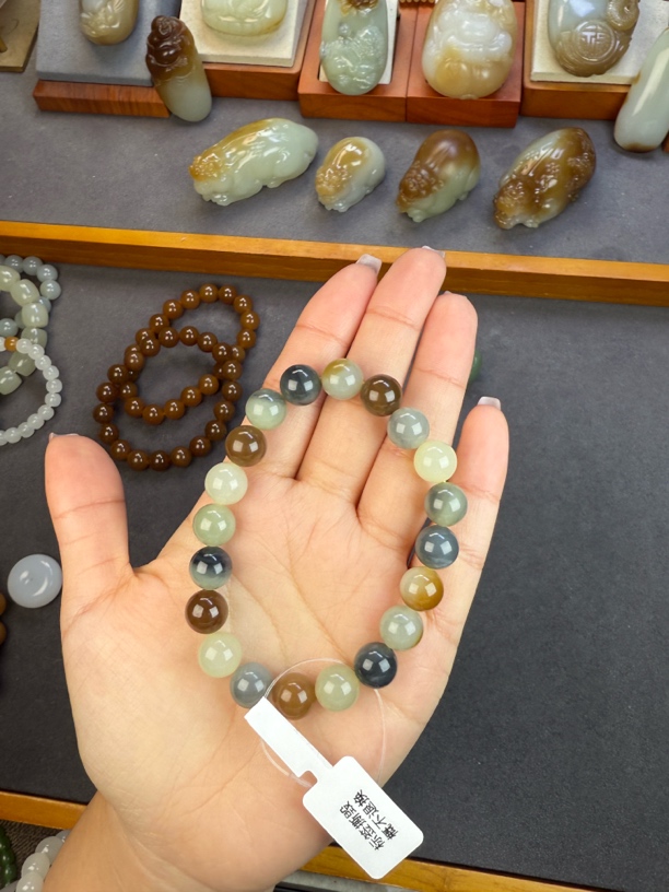 卞玉坊和田玉手串