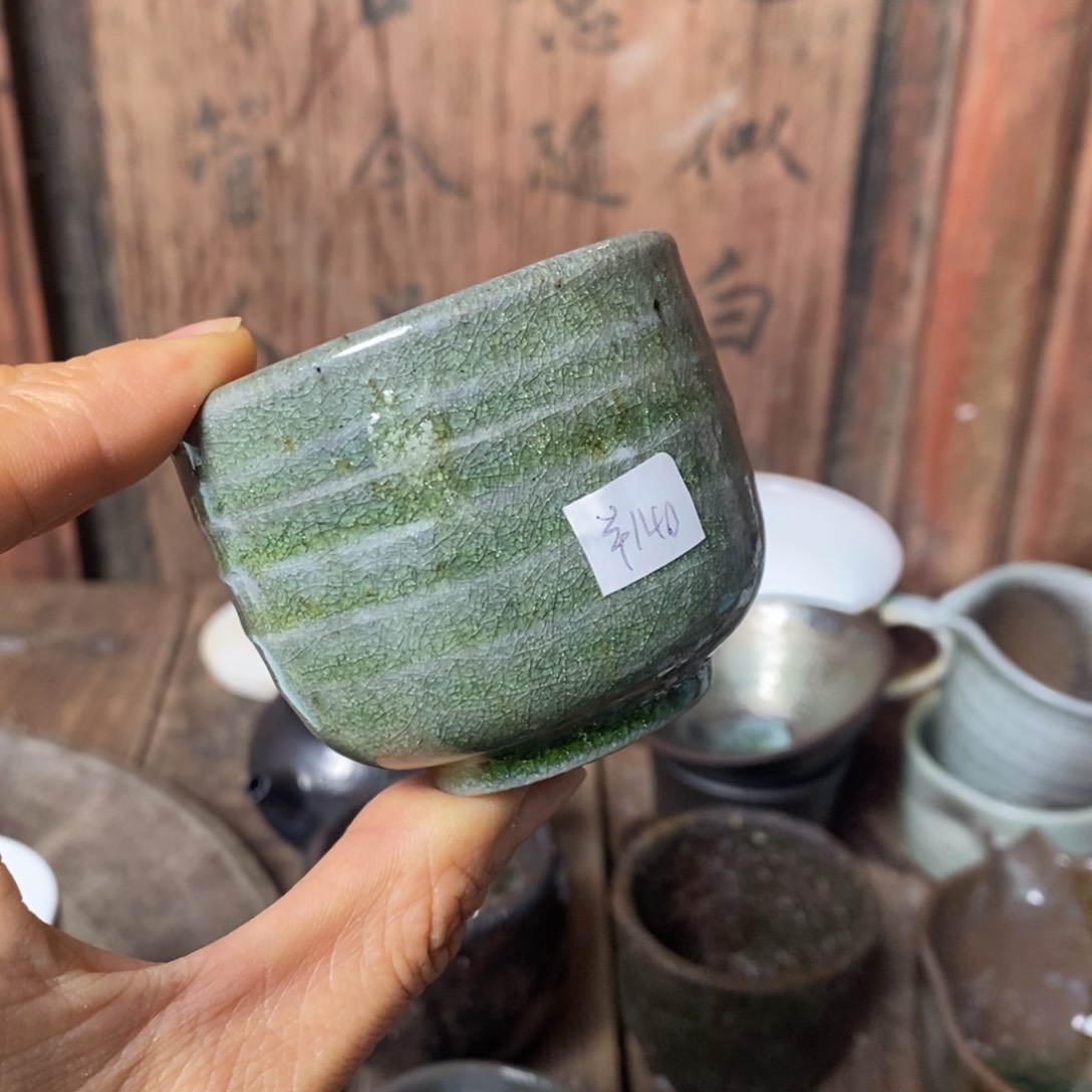 杯浪鬼柴烧无我手工杯