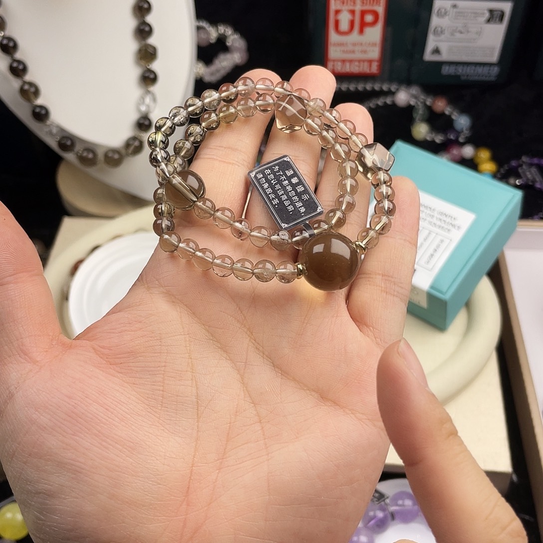 手链银S925镶嵌水晶