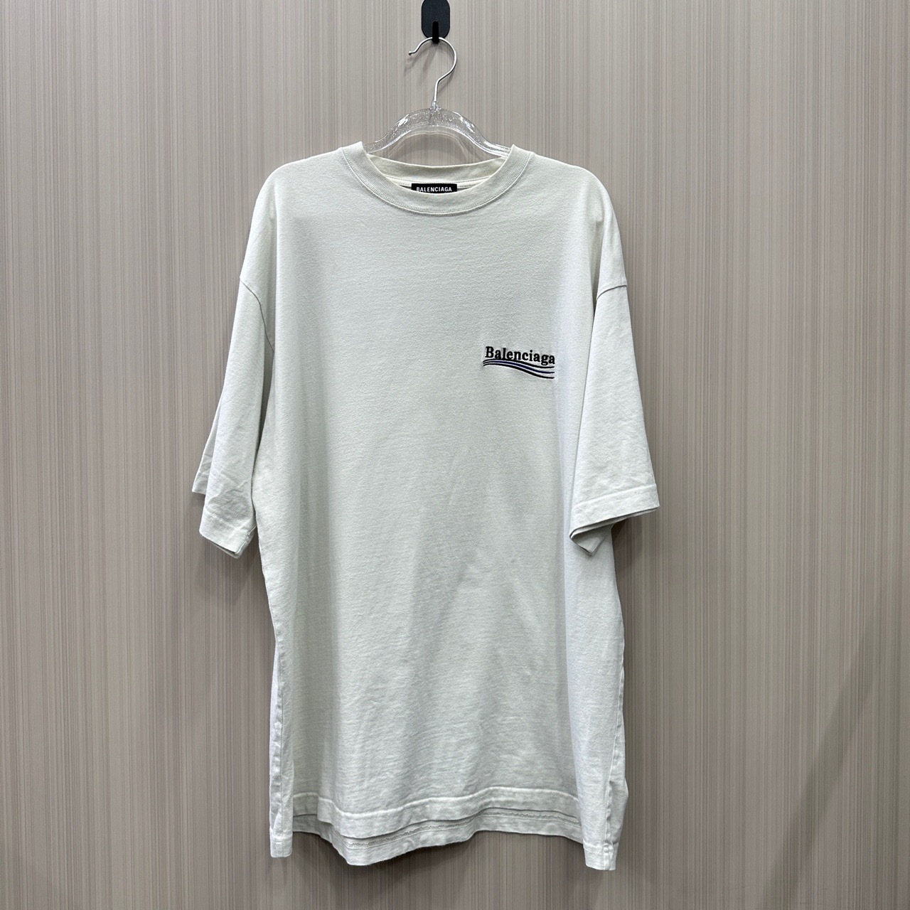 99新 Balenciaga/巴黎世家 海浪刺绣短袖 尺码：M 10974