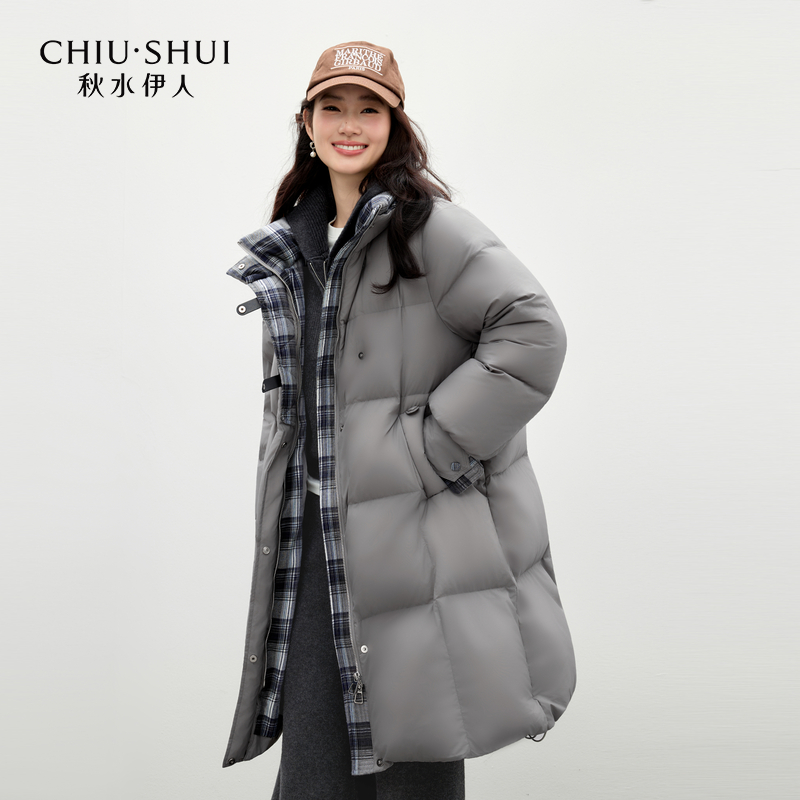 【CC专属】秋水伊人立领外套年休闲H版型羽绒服625410D305323