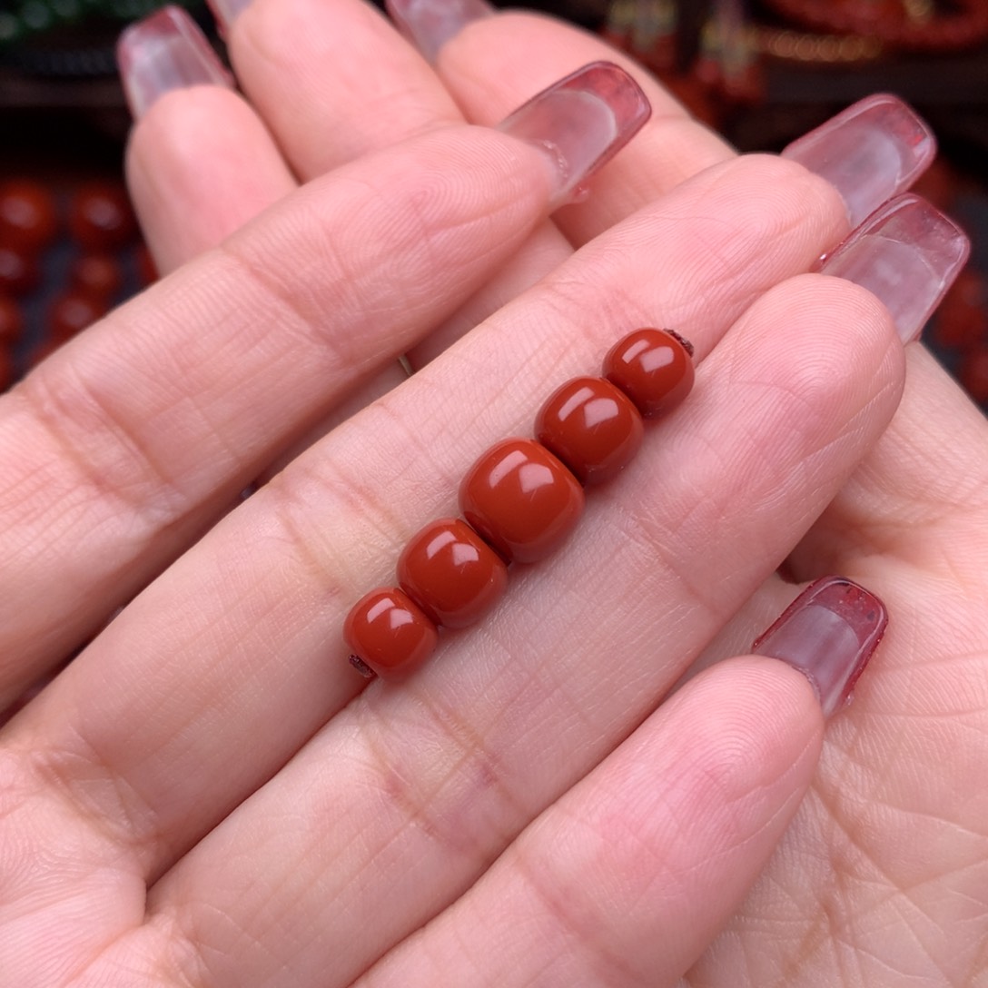 南红玛瑙精工配饰未镶嵌6.7.8