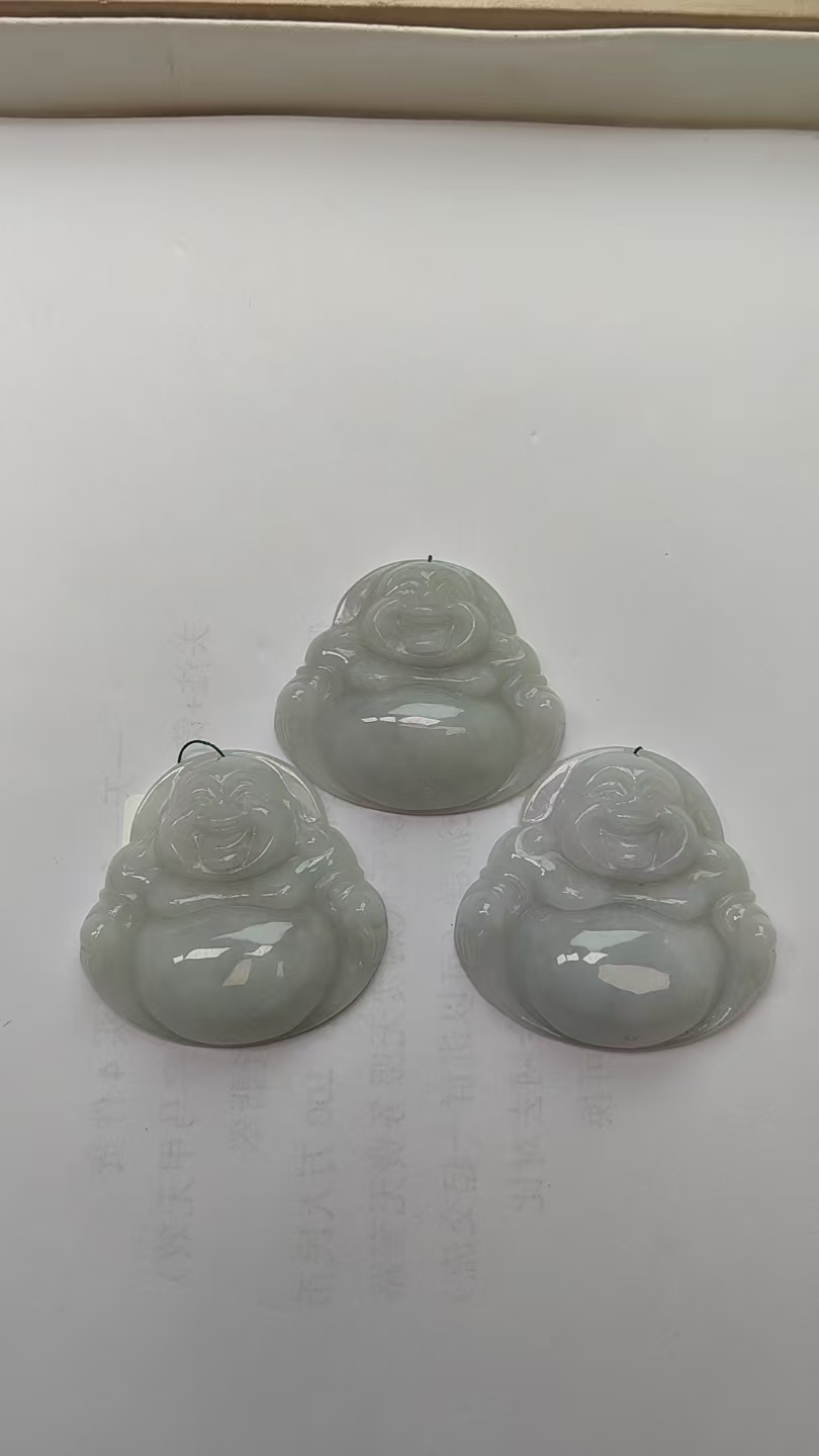 天然缅甸A货翡翠佛公（多样性发其一）