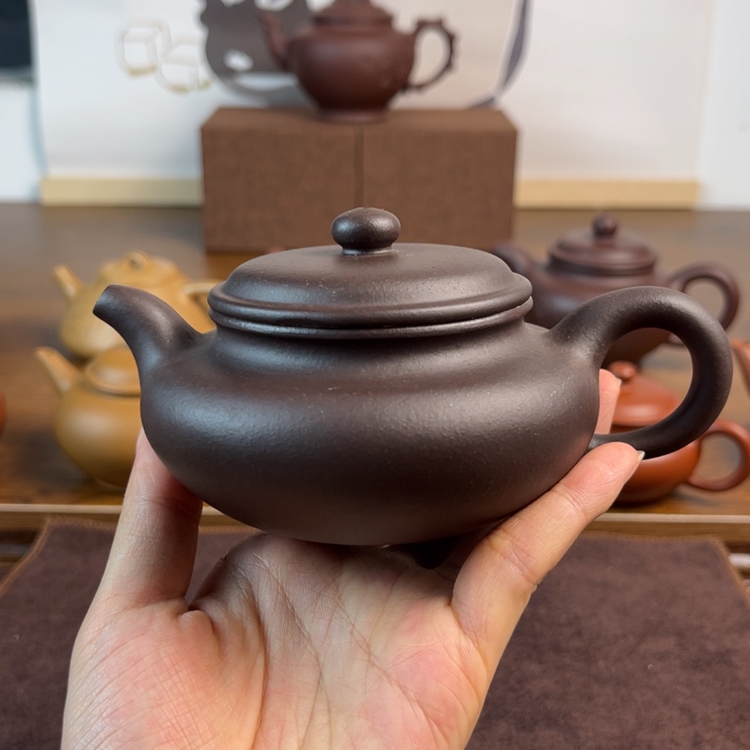 茶壶紫砂手工制作200c