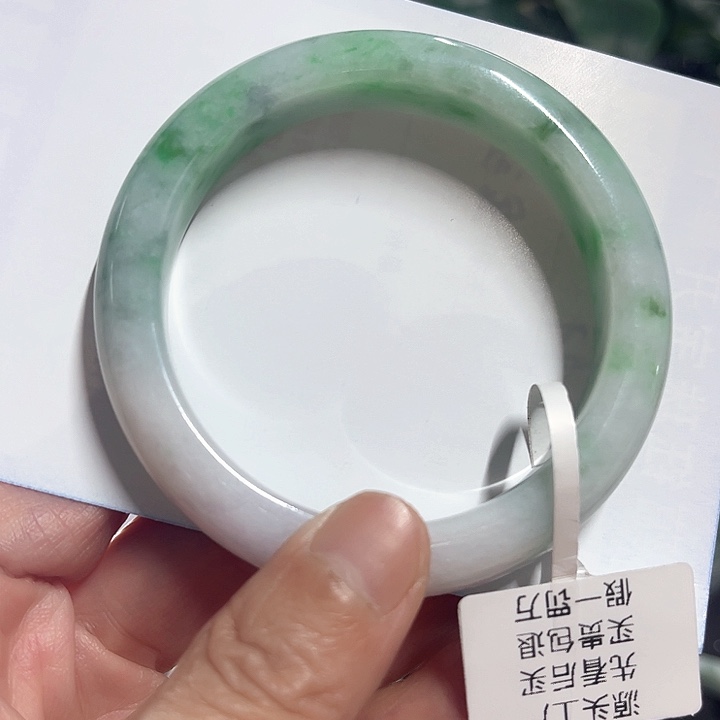 雨***轩翡翠未镶嵌手镯纯天然缅甸翡翠手镯