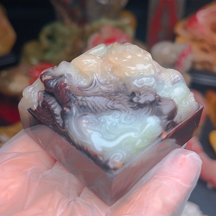 昌化鸡血石昌化朱沙冻精品印章