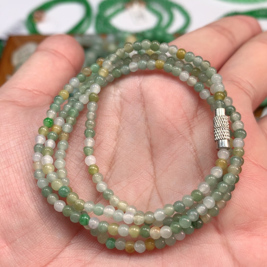 翡翠手链未镶嵌翡翠