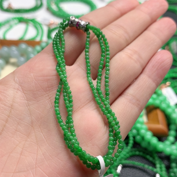 翡翠未镶嵌手链翡翠