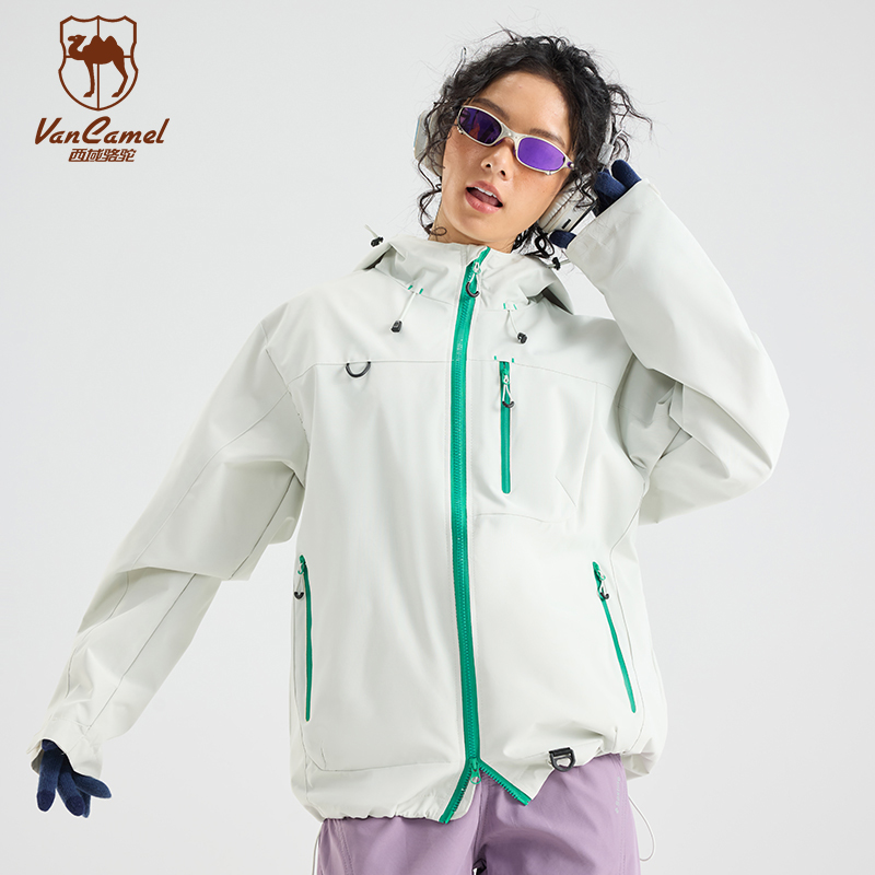【仁汇优品X】VANCAMEL/西域骆驼春秋户外夹克潮流情侣外套HNBC7870