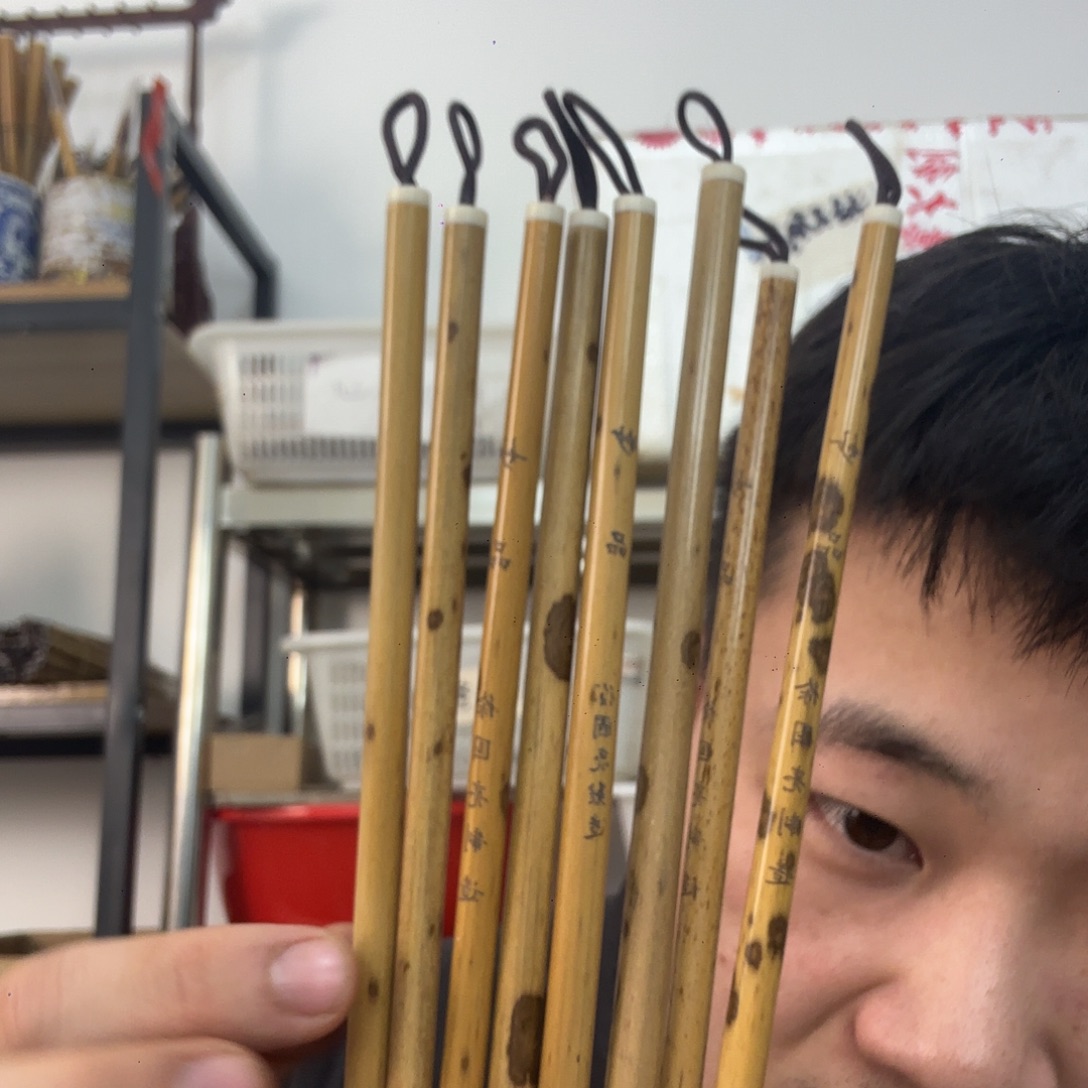 （妙品）纯狼两只毛笔