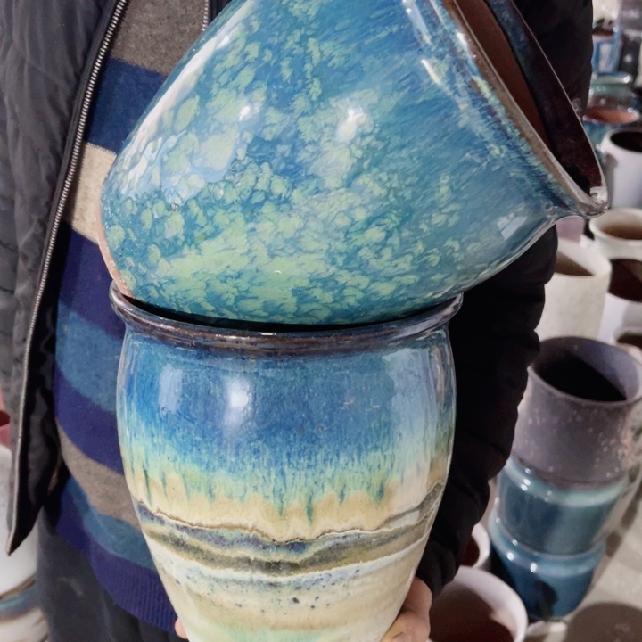 紫砂口径18高度22两只