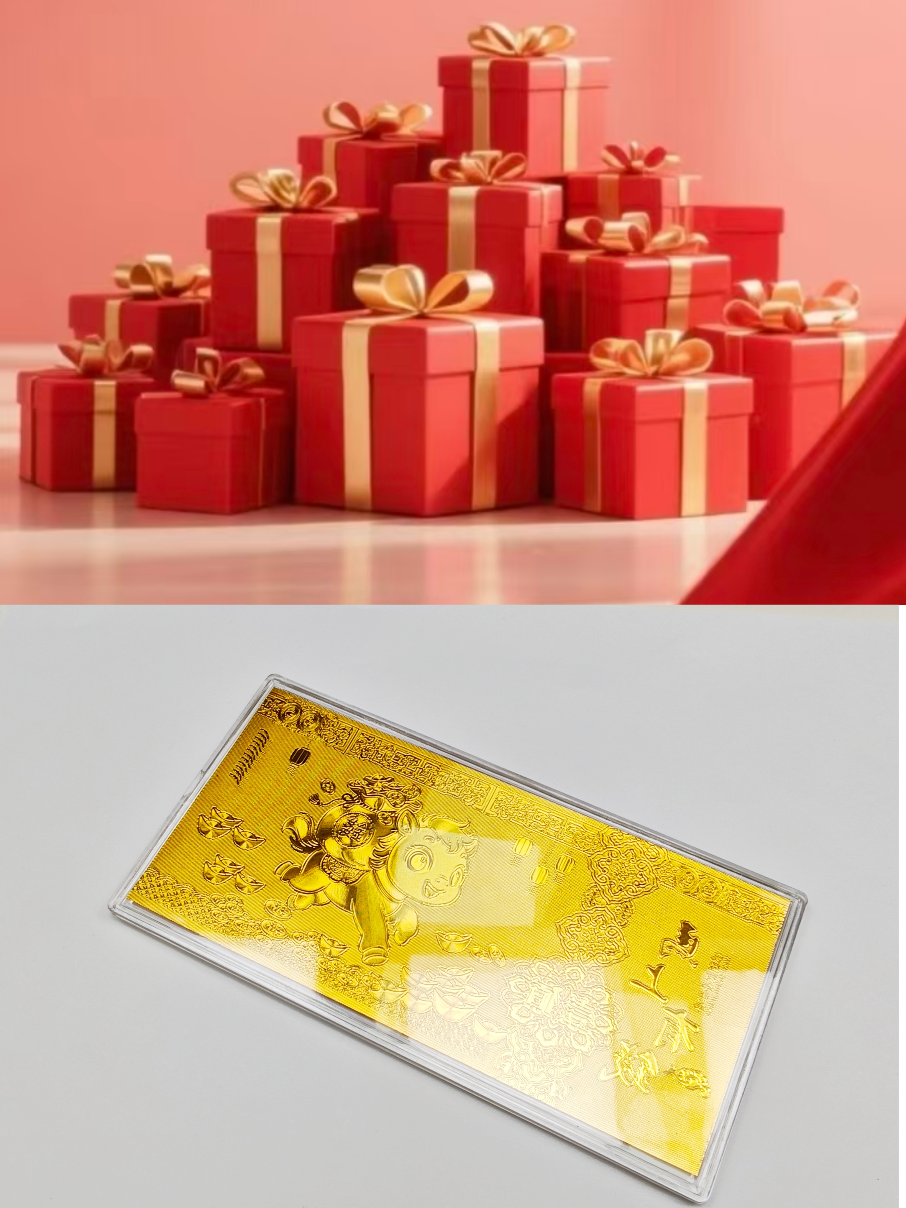 轻职风原创春节风格惊喜礼盒搭配精品挂件t527
