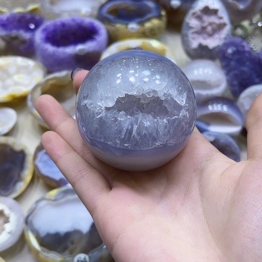 珠宝半成品紫晶未镶嵌