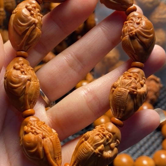 橄榄核吊坠寿星佬