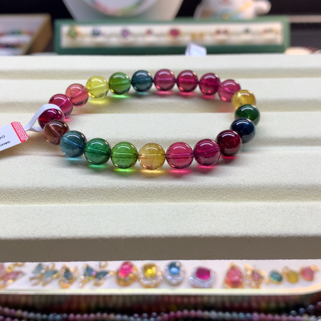 【闪购商品】碧玺手串未镶嵌碧玺8.5mm