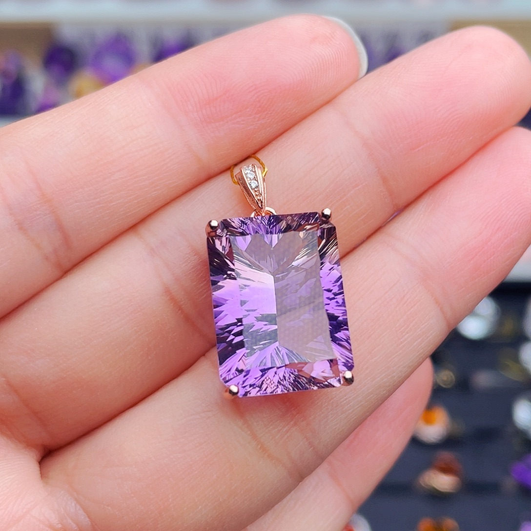 珠宝半成品银S925镶嵌水晶