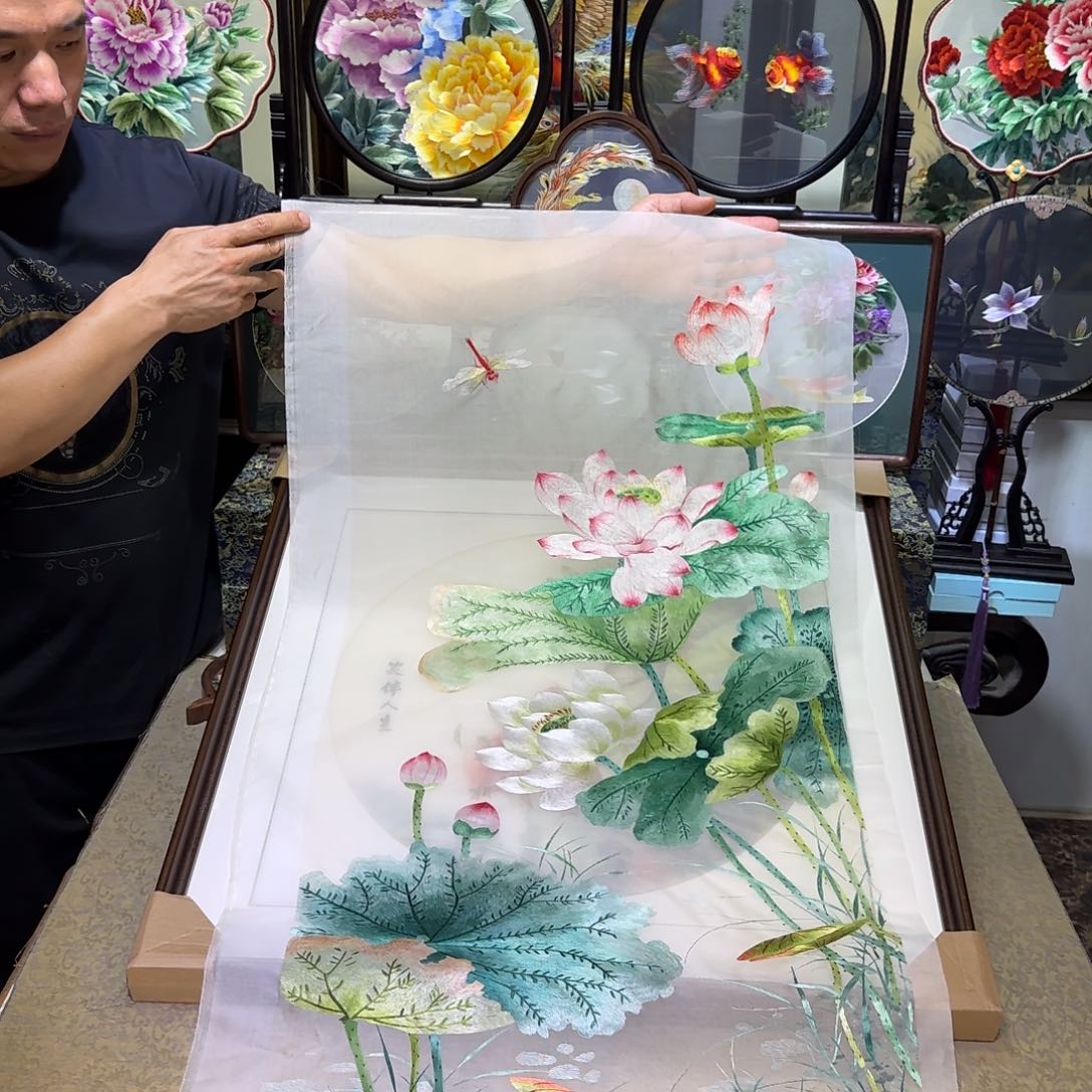 织绣刺绣工艺精湛独特