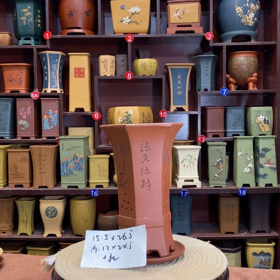 紫砂花盆紫砂艺术