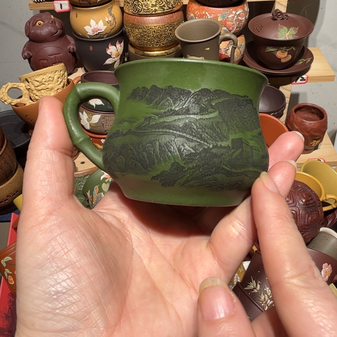 紫砂茶杯宜兴紫砂主人杯