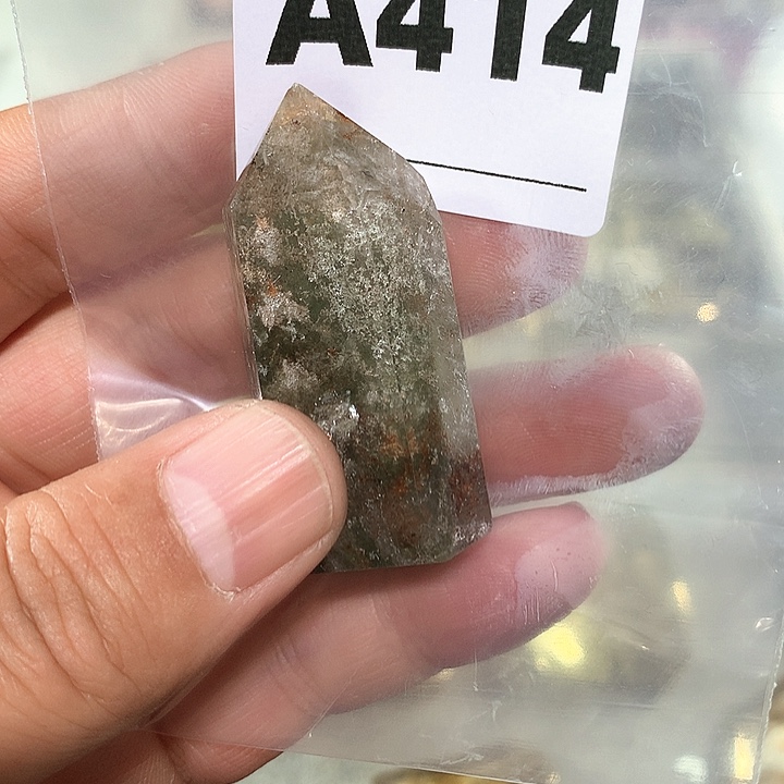 水晶天然水晶柱子A414未镶嵌花***?