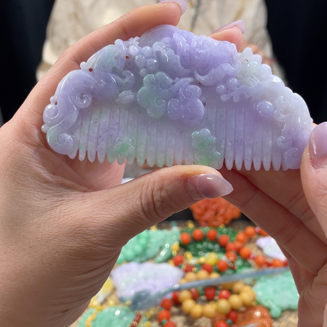 翡翠颈饰未镶嵌代编织