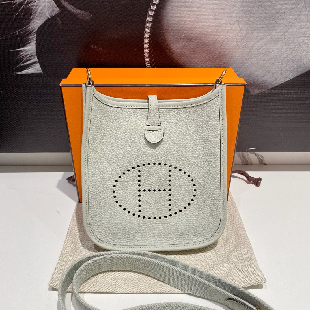 99新 Hermes/爱马仕 Harmes爱马仕 evelyne单间斜挎包