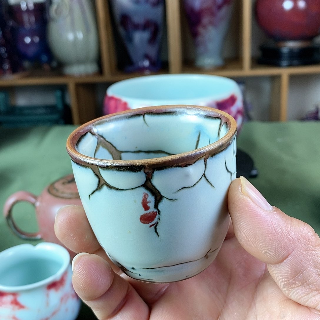 陶瓷缸杯，踏雪寻梅