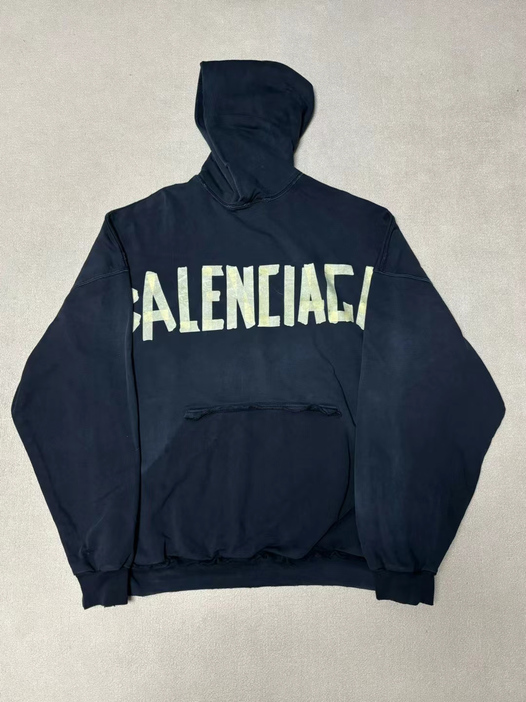 99新 Balenciaga/巴黎世家 2码 胶带胶布TAPE TYPE美纹纸卫衣