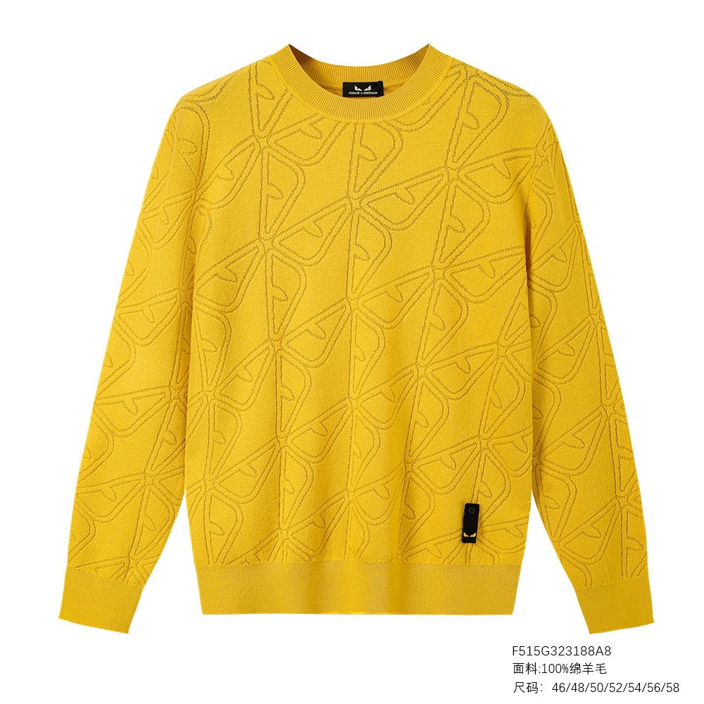 FENDILOR小怪兽25年秋冬款男士毛衣 F515G323188A