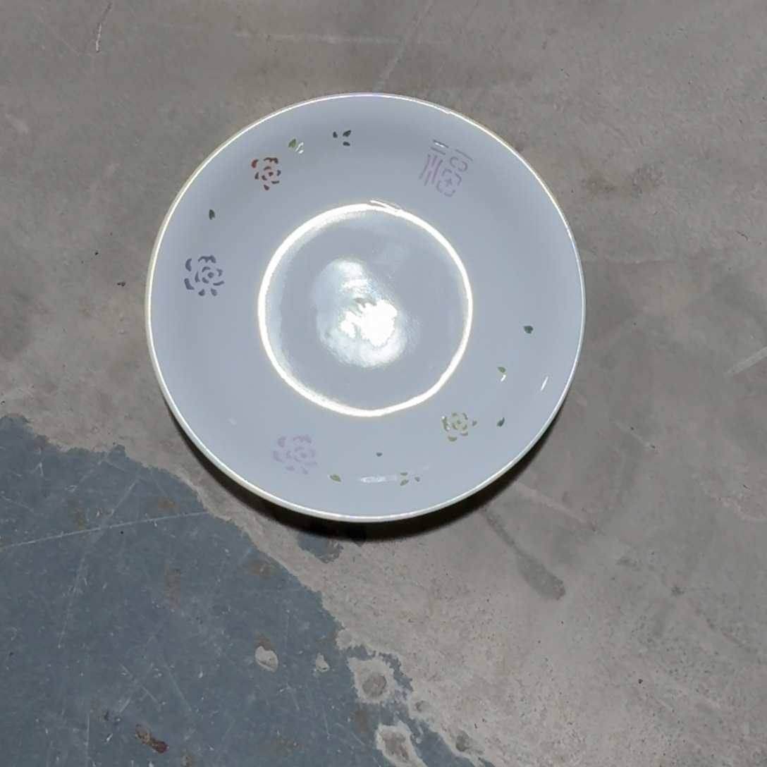景德镇微瑕6英寸骨碟两个微瑕
