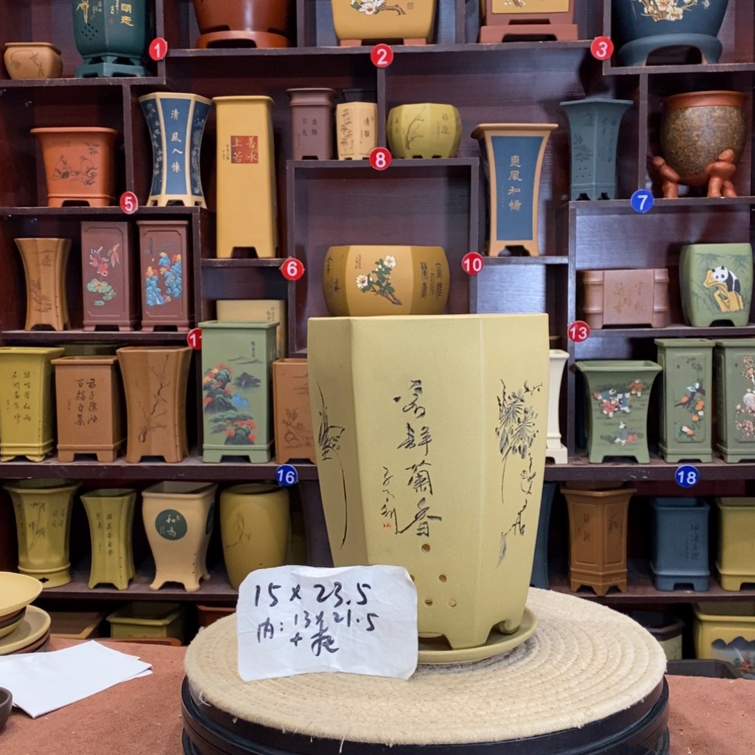 紫砂花盆紫砂花盆