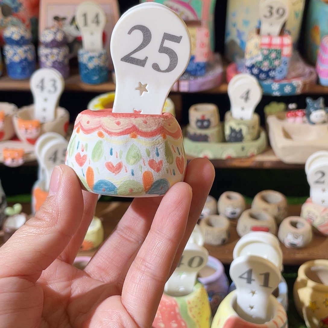 红陶25…..手工手绘