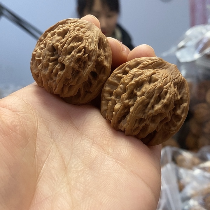 把件文玩核桃38虎头