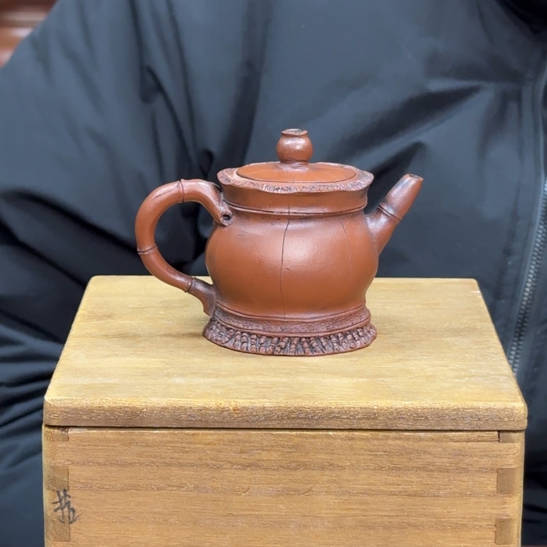 紫砂茶壶竹节无锡弹