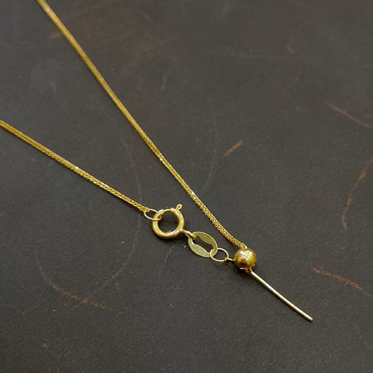 【老王优选】古法工艺18k金链精品项链- D161