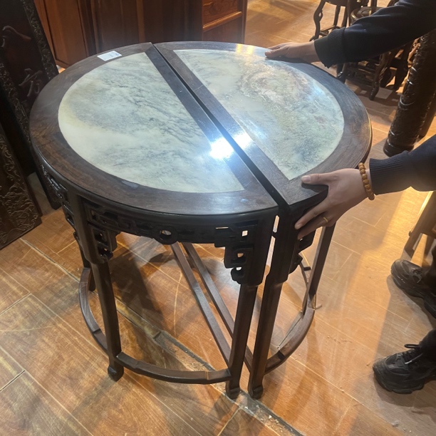 住宅家具 半圆桌一对