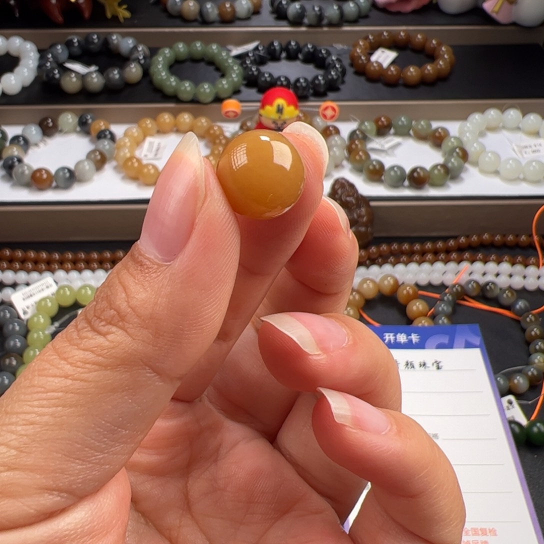 和田玉手链未镶嵌春***暮