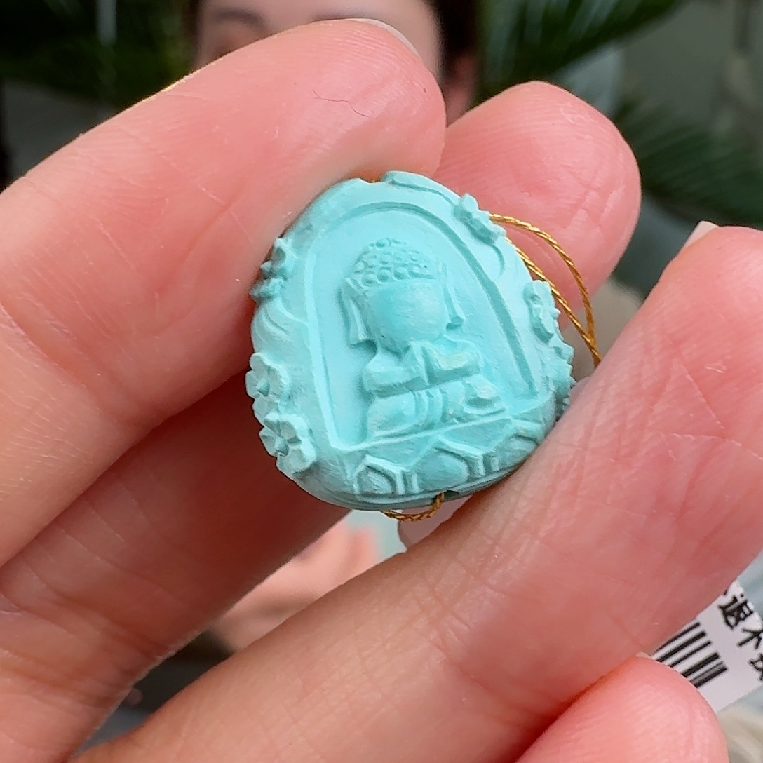 绿松石珠宝奇石未镶嵌