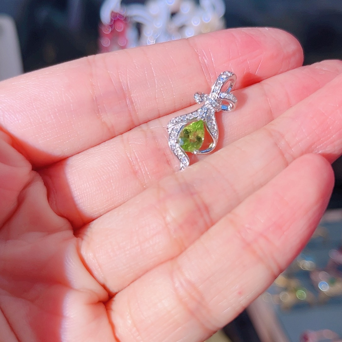 红宝石戒指银S925镶嵌