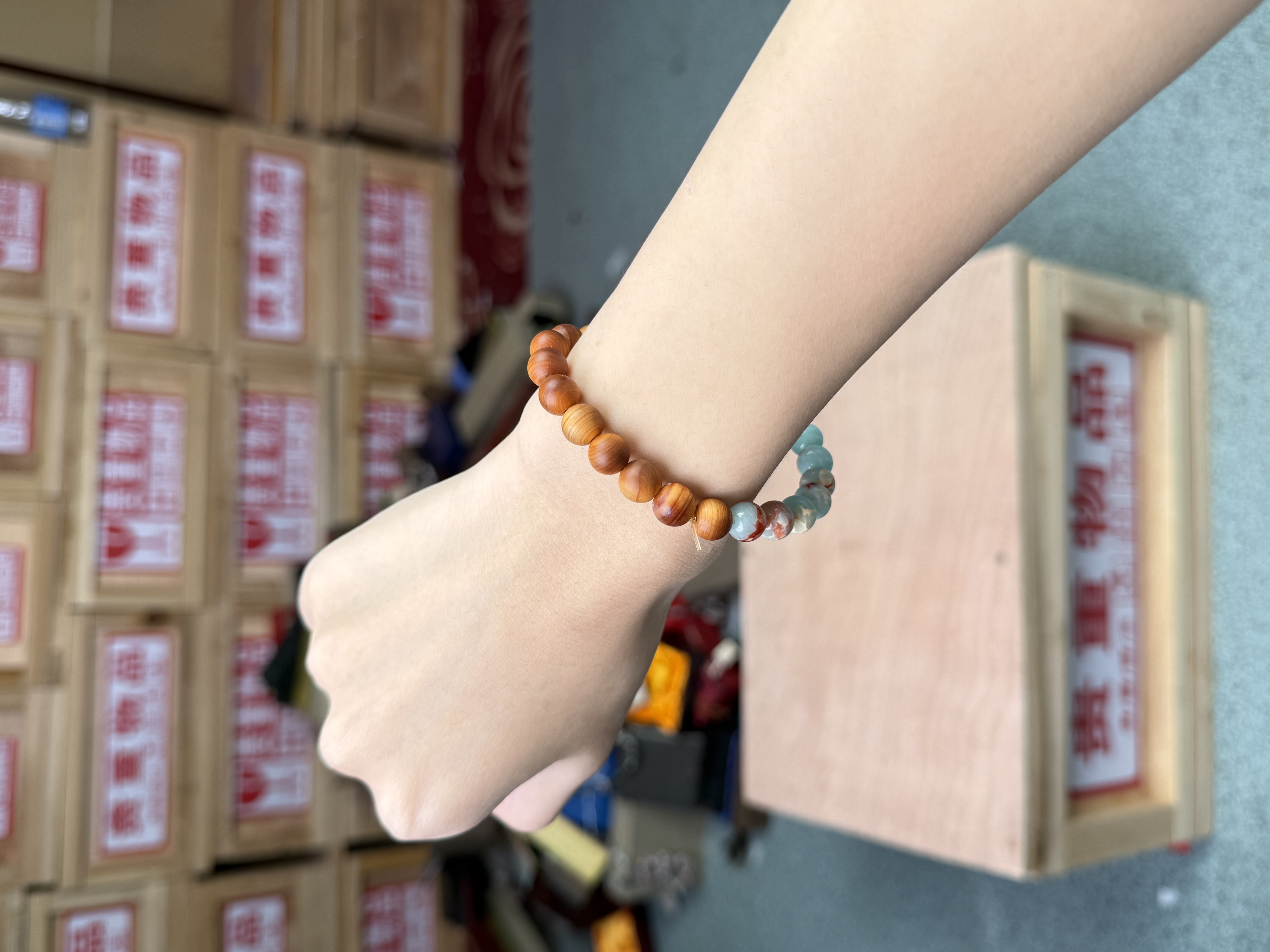 精品手串A15崖柏古风手串无礼盒无证书