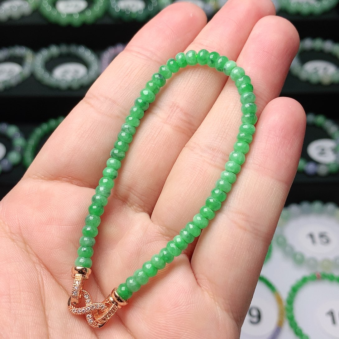 翡翠手链未镶嵌翡翠