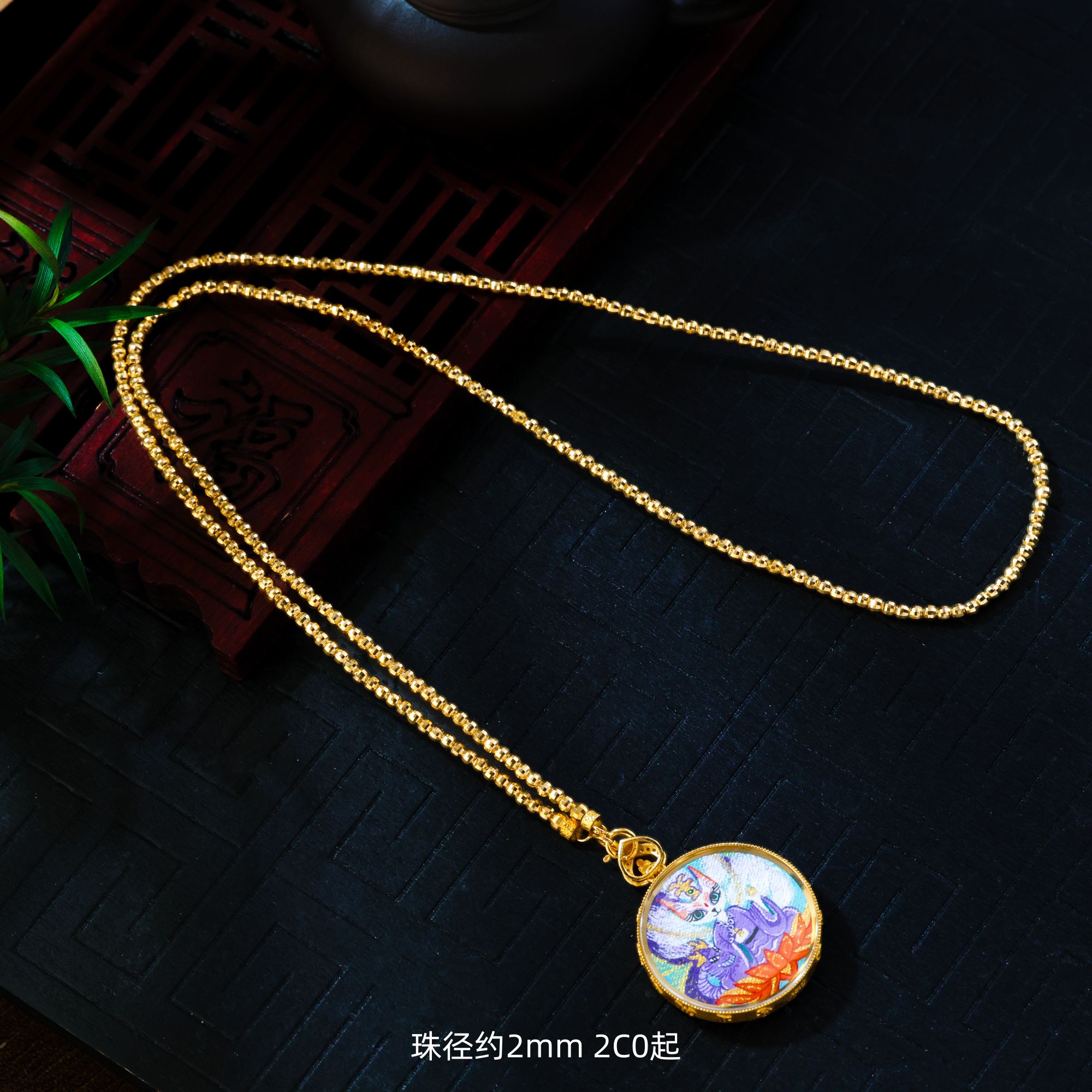 【金豆宠粉】18K金蹦迪爆闪万能链金项链40cm-60cm长度可选C